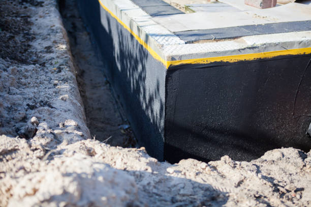 Residential Waterproofing installation at a Lakewood, OH home by SJ Waterproofing Pros